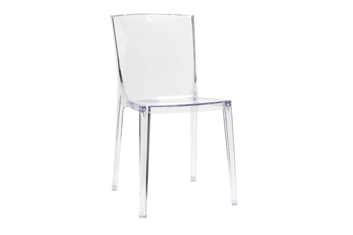 Cheap Miliboo Sillas modernas transparentes lote de 2 ISLAND