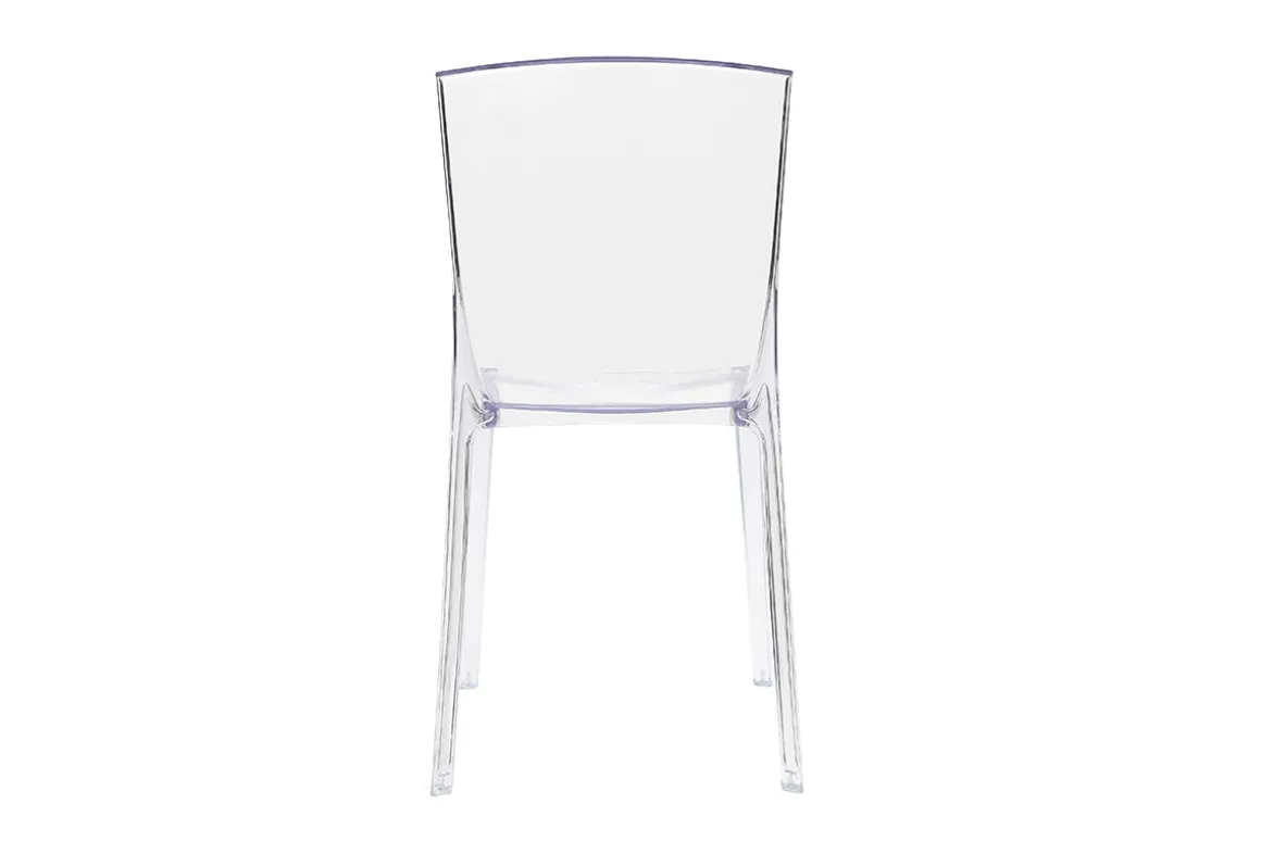 Cheap Miliboo Sillas modernas transparentes lote de 2 ISLAND