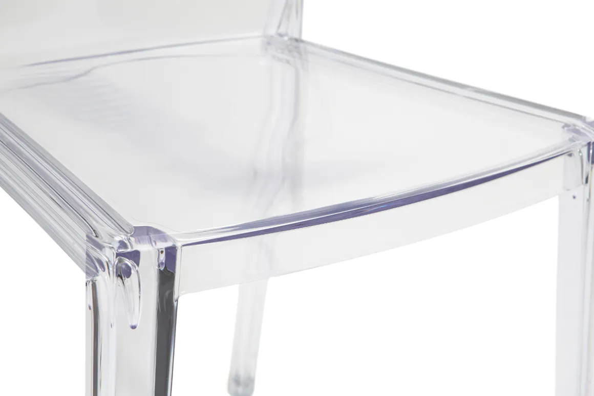 Cheap Miliboo Sillas modernas transparentes lote de 2 ISLAND