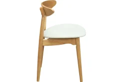 Outlet Miliboo Sillas nórdicas madera clara y blanco (lote de 2) WALFORD