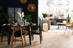 Outlet Miliboo Sillas nórdicas negras (lote de 2) WALFORD