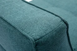 Best Sale Miliboo Sillón cama de 1 plaza de tela azul petróleo KATY