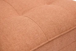 Online Miliboo Sillón cama de 1 plaza de tela terracota SALLY