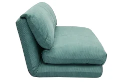 Outlet Miliboo Sillón cama de 2 plazas de pana verde celadón SPENCER