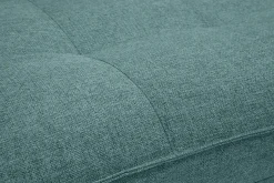 Shop Miliboo Sillón de dos plazas convertible en tela verde gris SALLY