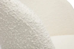 Store Miliboo Sillón de escritorio de tejido efecto borreguillo VANITY