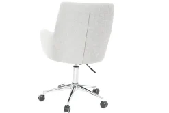 Best Sale Miliboo Sillón de escritorio diseño tejido gris SHANA
