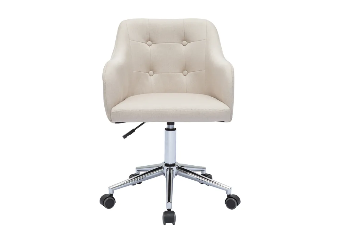 Clearance Miliboo Sillón de escritorio diseño tejidonatural BALTIK