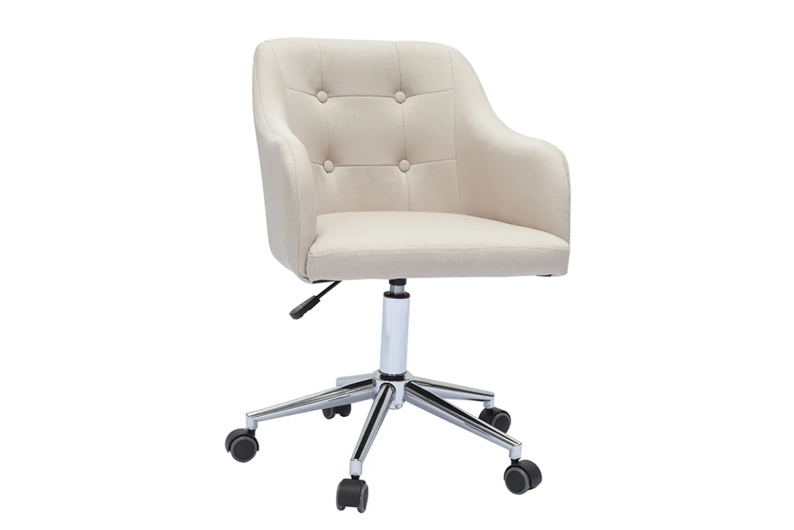 Clearance Miliboo Sillón de escritorio diseño tejidonatural BALTIK
