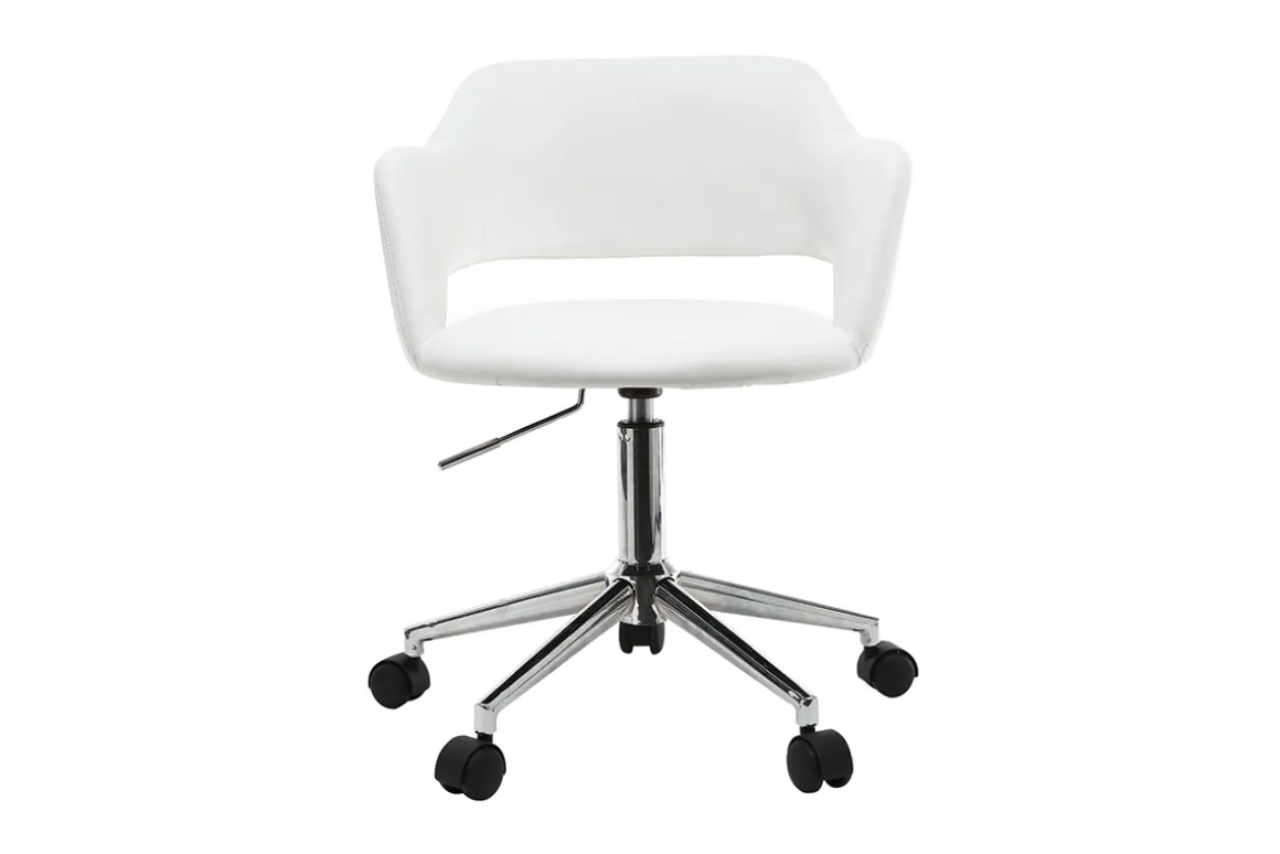 Online Miliboo Sillón de escritorio diseño blanco JESSY