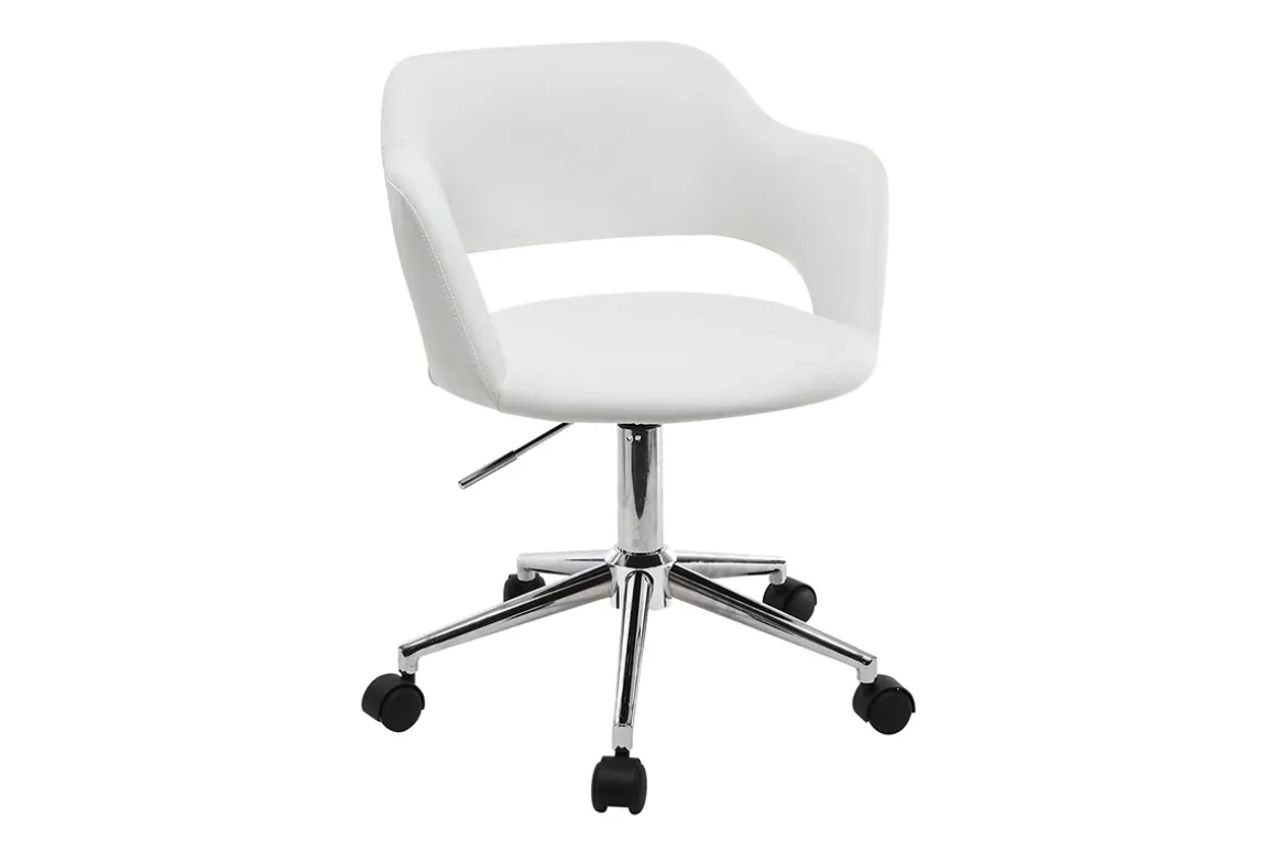Online Miliboo Sillón de escritorio diseño blanco JESSY