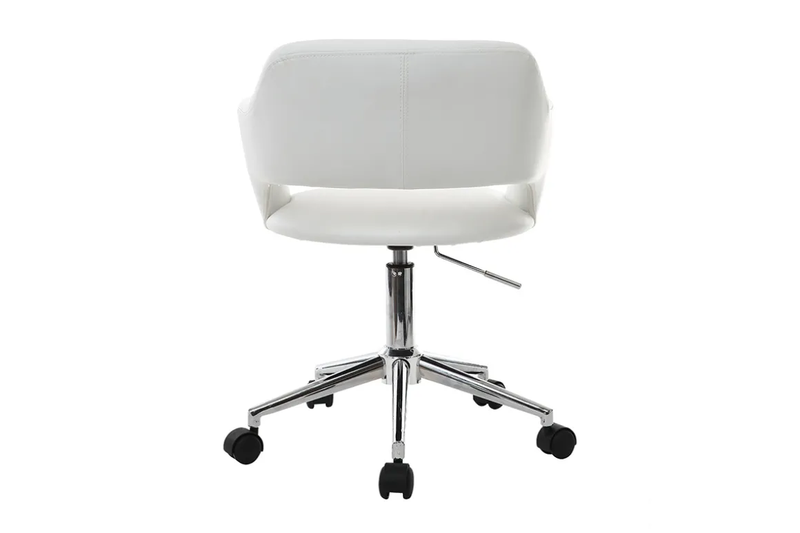 Online Miliboo Sillón de escritorio diseño blanco JESSY