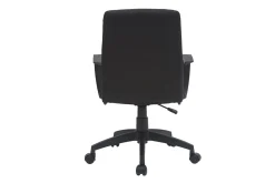 Flash Sale Miliboo Sillón de escritorio en tejido negro CHUCK