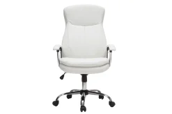 Best Sale Miliboo Sillón de escritorio moderno blanco WALL STREET