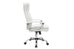 Best Sale Miliboo Sillón de escritorio moderno blanco WALL STREET