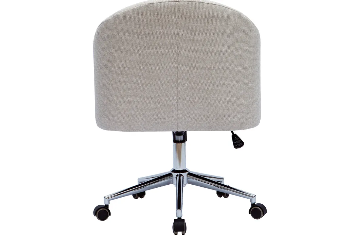 Online Miliboo Sillón de escritorio terciopelo natural SHARON