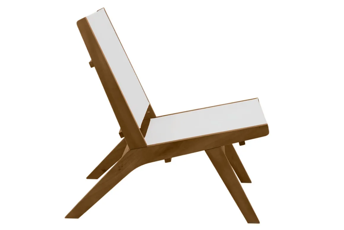 Cheap Miliboo Sillón de jardín de madera maciza MALIBU
