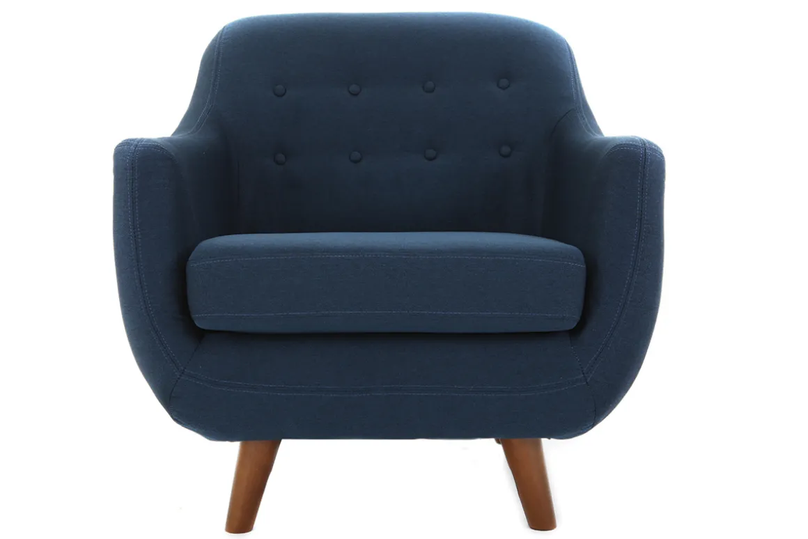 Online Miliboo Sillón diseño azul YNOK