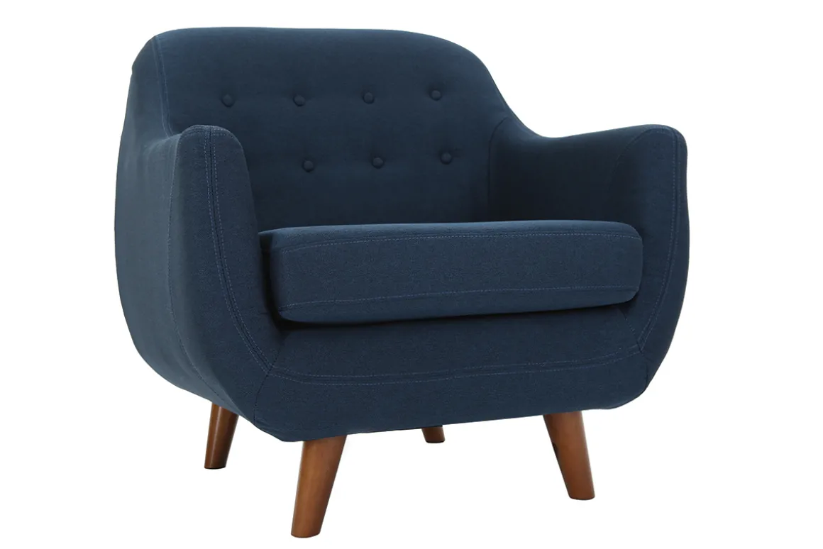 Online Miliboo Sillón diseño azul YNOK