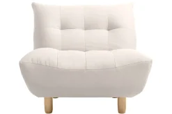 Sale Miliboo Sillón diseño escandinavo natural YUMI