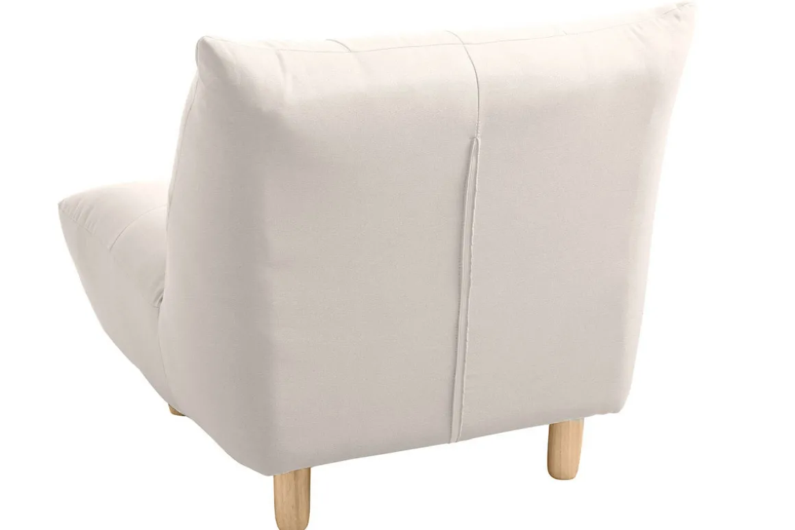 Sale Miliboo Sillón diseño escandinavo natural YUMI
