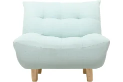 Sale Miliboo Sillón diseño escandinavo verde agua YUMI