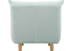 Sale Miliboo Sillón diseño escandinavo verde agua YUMI