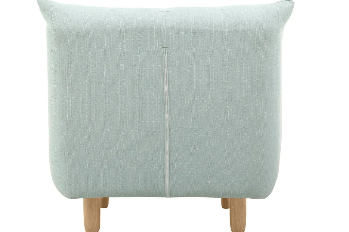 Sale Miliboo Sillón diseño escandinavo verde agua YUMI