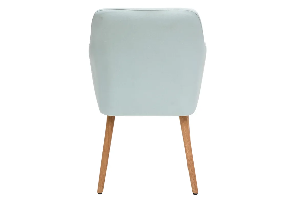 Store Miliboo Sillón escandinavo verde menta y patas roble ALEYNA