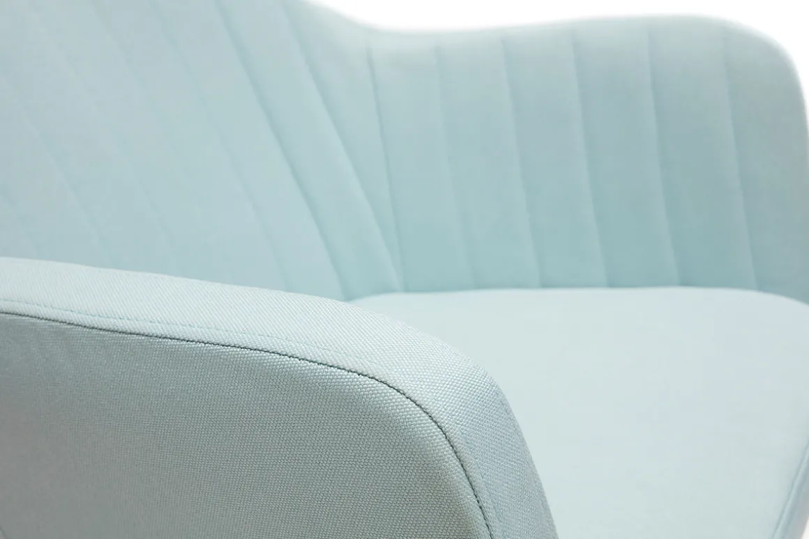 Store Miliboo Sillón escandinavo verde menta y patas roble ALEYNA