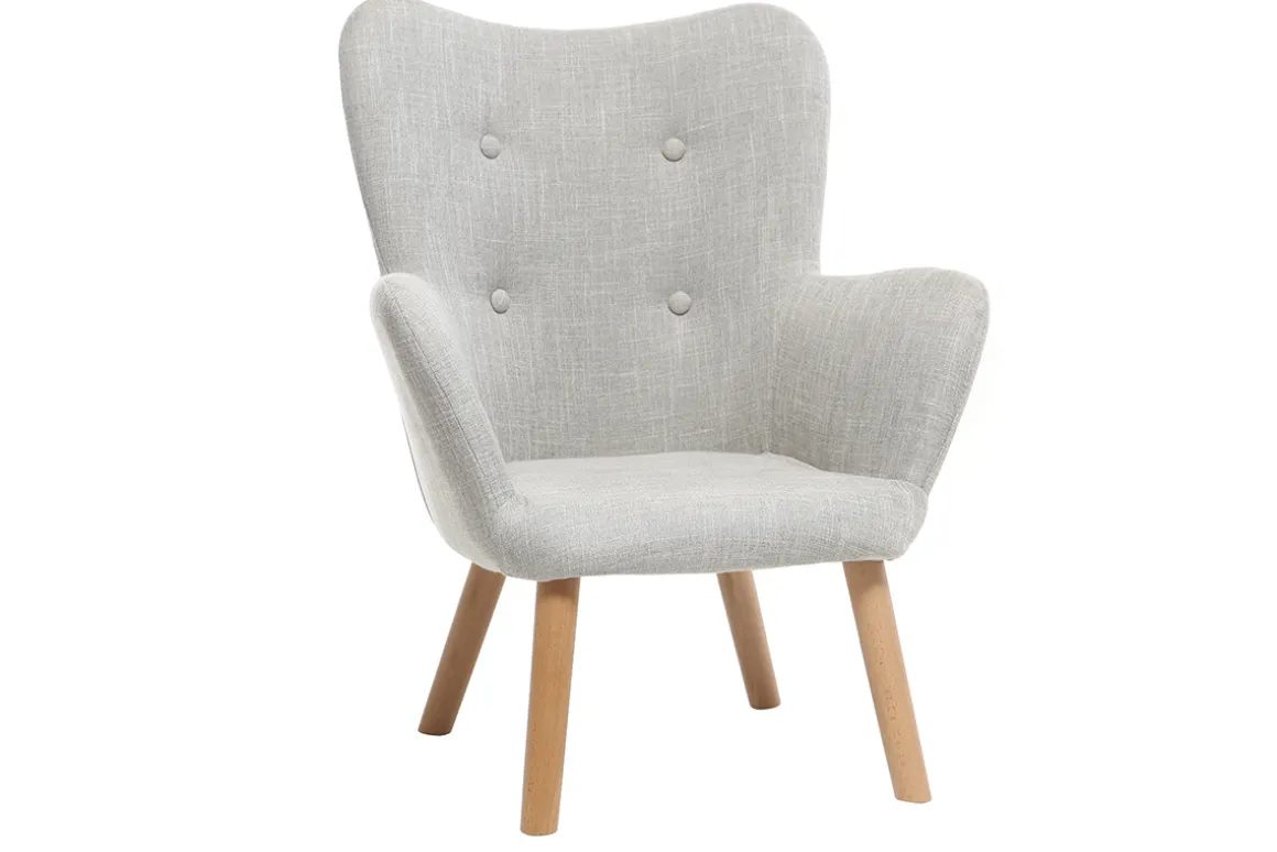 Cheap Miliboo Sillón infantil gris BABY BRISTOL