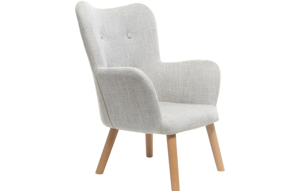 Cheap Miliboo Sillón infantil gris BABY BRISTOL