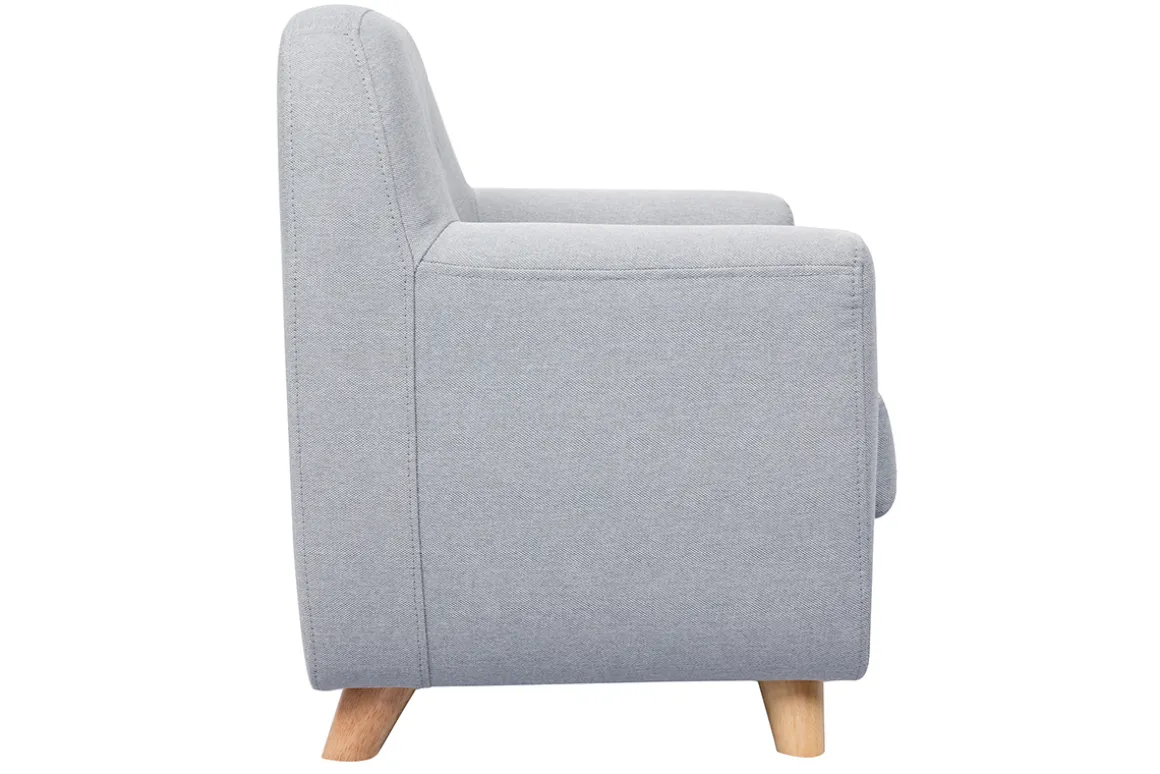 Clearance Miliboo Sillón infantil nórdico gris claro NORKID