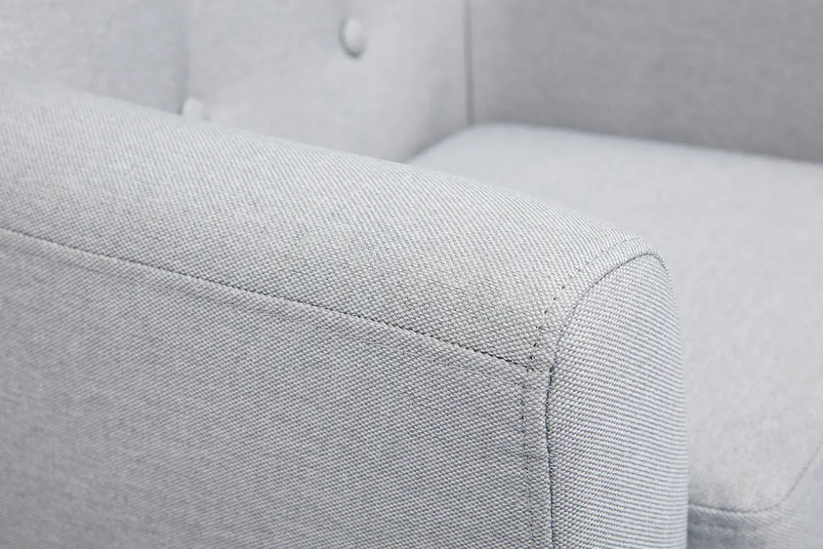 Clearance Miliboo Sillón infantil nórdico gris claro NORKID