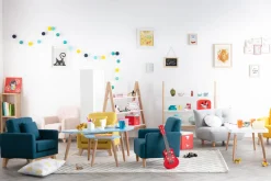 Fashion Miliboo Sillón infantil nórdico natural NORKID