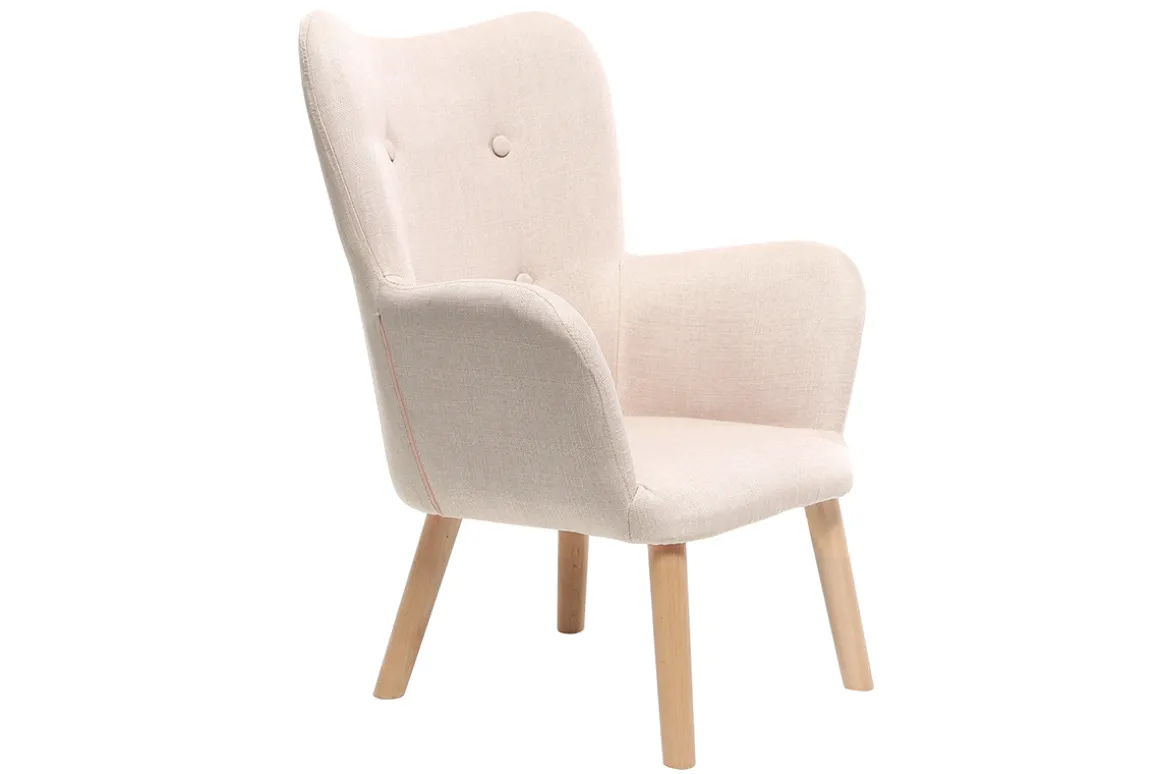 Best Miliboo Sillón infantil rosa BABY BRISTOL