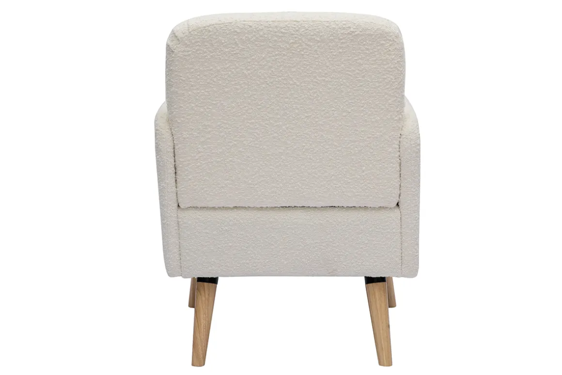 Best Miliboo Sillón nórdico efecto borreguillo y madera ISKO