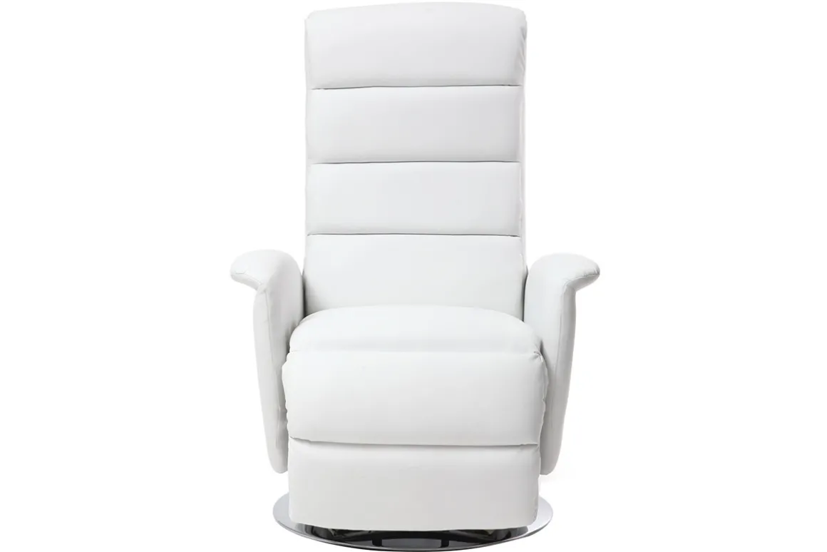 Best Sale Miliboo Sillón relax manual blanco NELSON