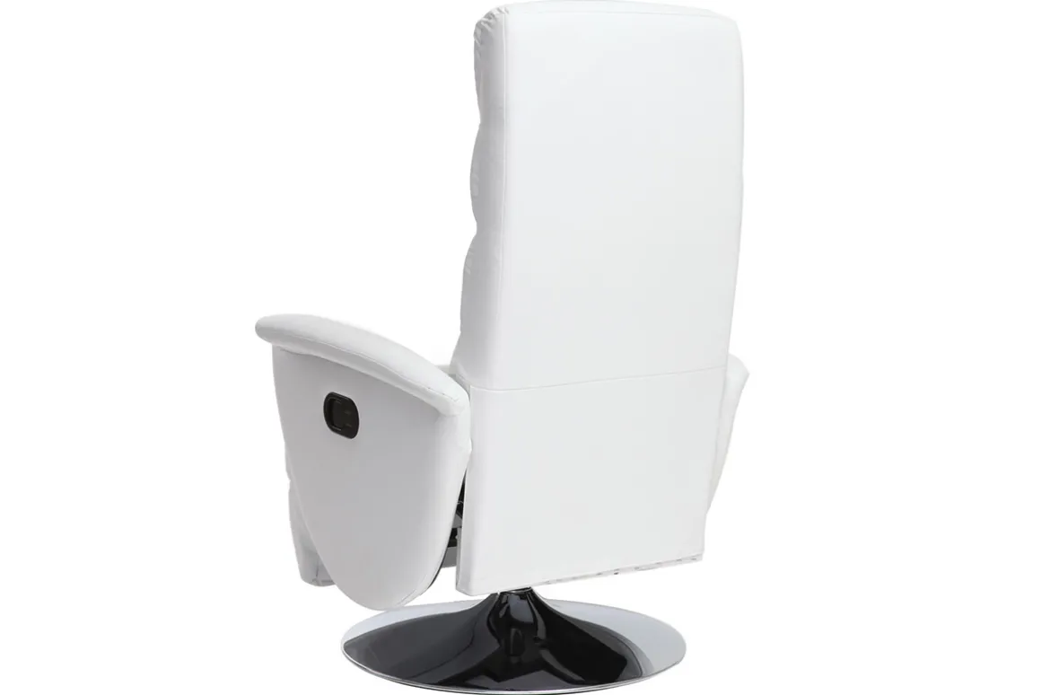Best Sale Miliboo Sillón relax manual blanco NELSON