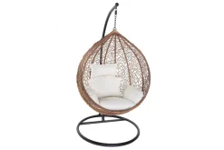 Cheap Miliboo Sillón suspendido huevo resina color natural MOJO