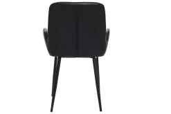 Flash Sale Miliboo Sillones vintage negros con patas metal negro (lote de 2) TIKA