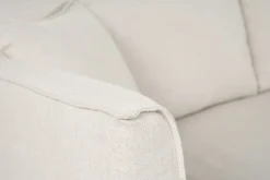 Discount Miliboo Sofá 4-5 plazas desenfundable de tejido beige ADELE