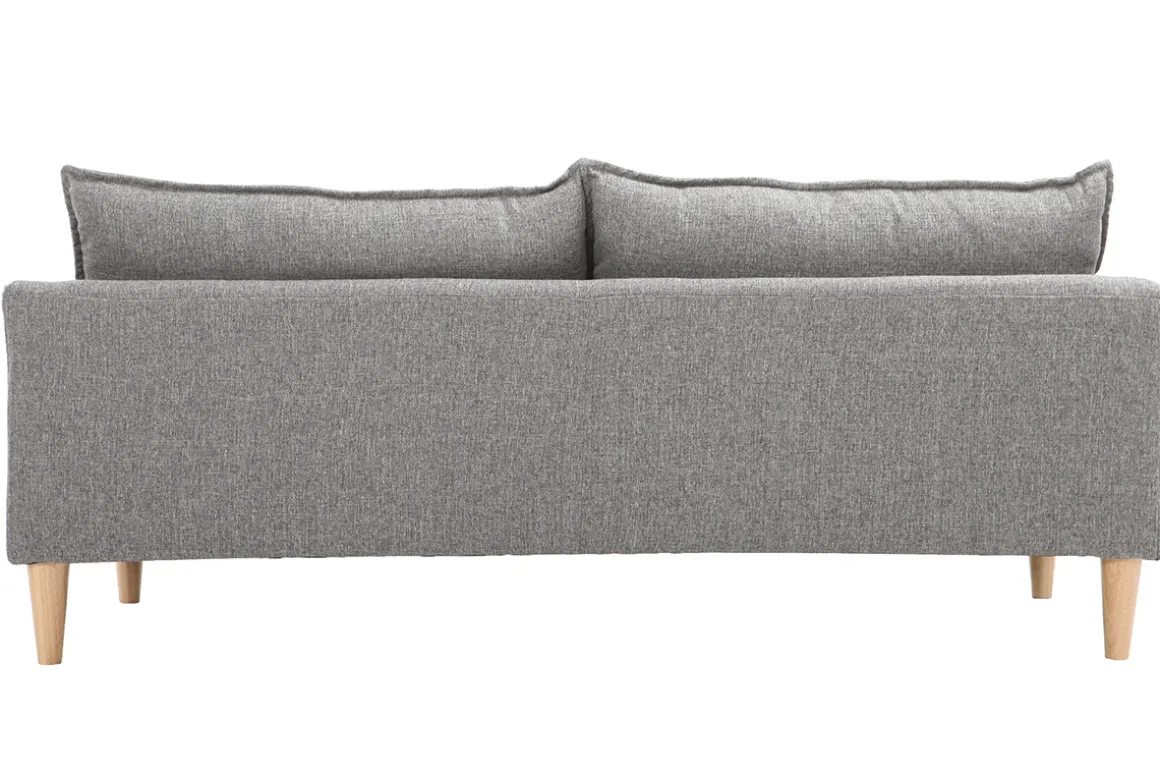 Discount Miliboo Sofá 3 plazas gris KATE