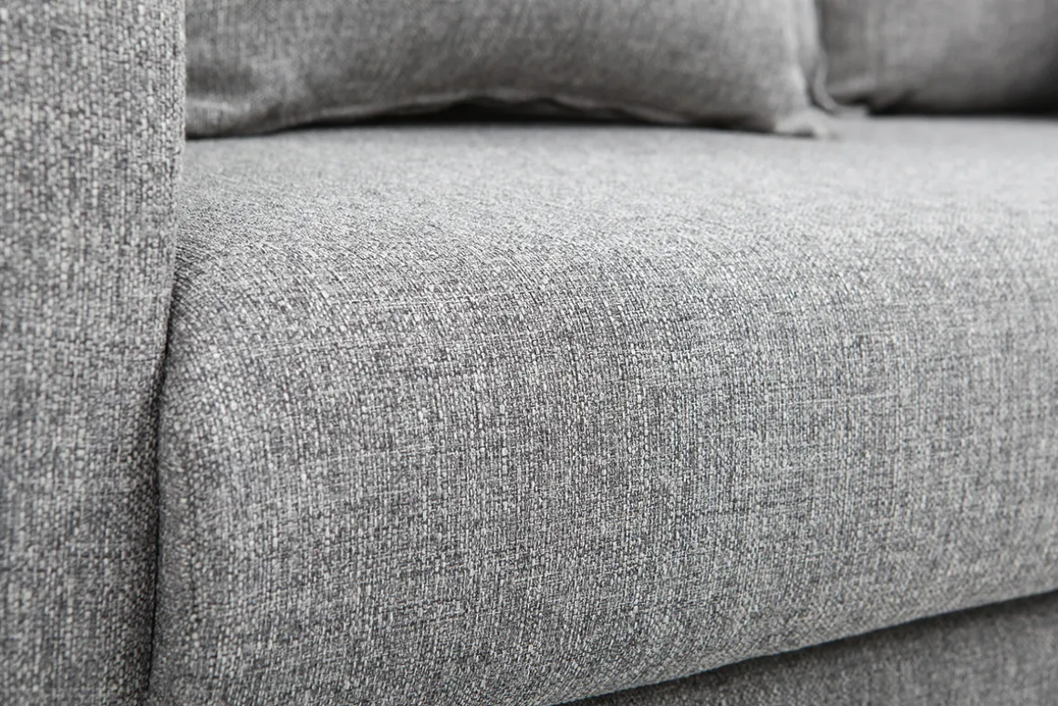 Discount Miliboo Sofá 3 plazas gris KATE