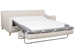 Best Miliboo Sofá cama nórdico 3 plazas beige VENDOME