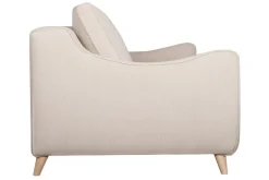 Best Miliboo Sofá cama nórdico 3 plazas beige VENDOME