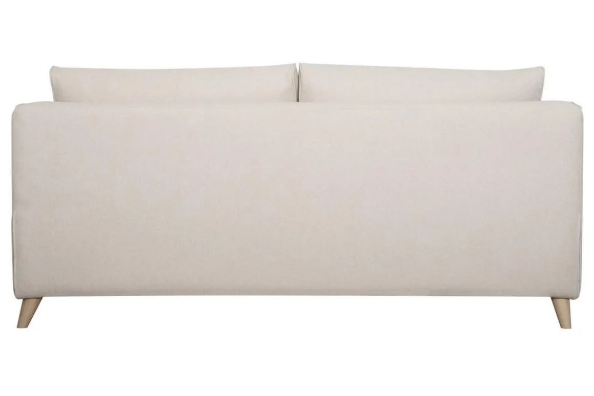 Best Miliboo Sofá cama nórdico 3 plazas beige VENDOME