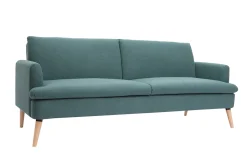 New Miliboo Sofá cama nórdico 3 plazas verde STEWART
