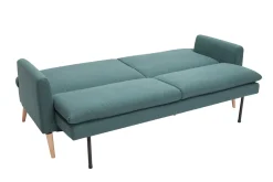 New Miliboo Sofá cama nórdico 3 plazas verde STEWART