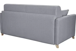 Hot Miliboo Sofá cama 3 plazas nórdico gris claro con colchón de 18 cm SKANDY